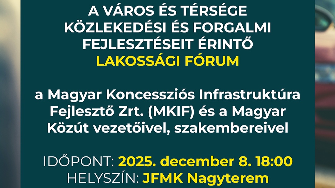 Lakossági fórum a város közlekedési helyzetéről