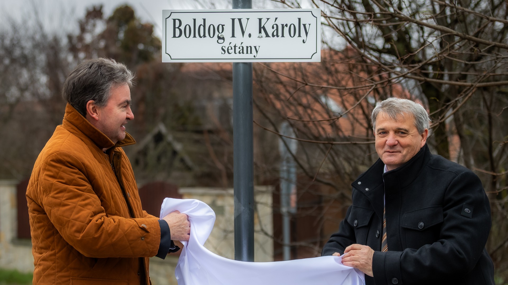 Felavatták a Boldog IV. Károly sétányt