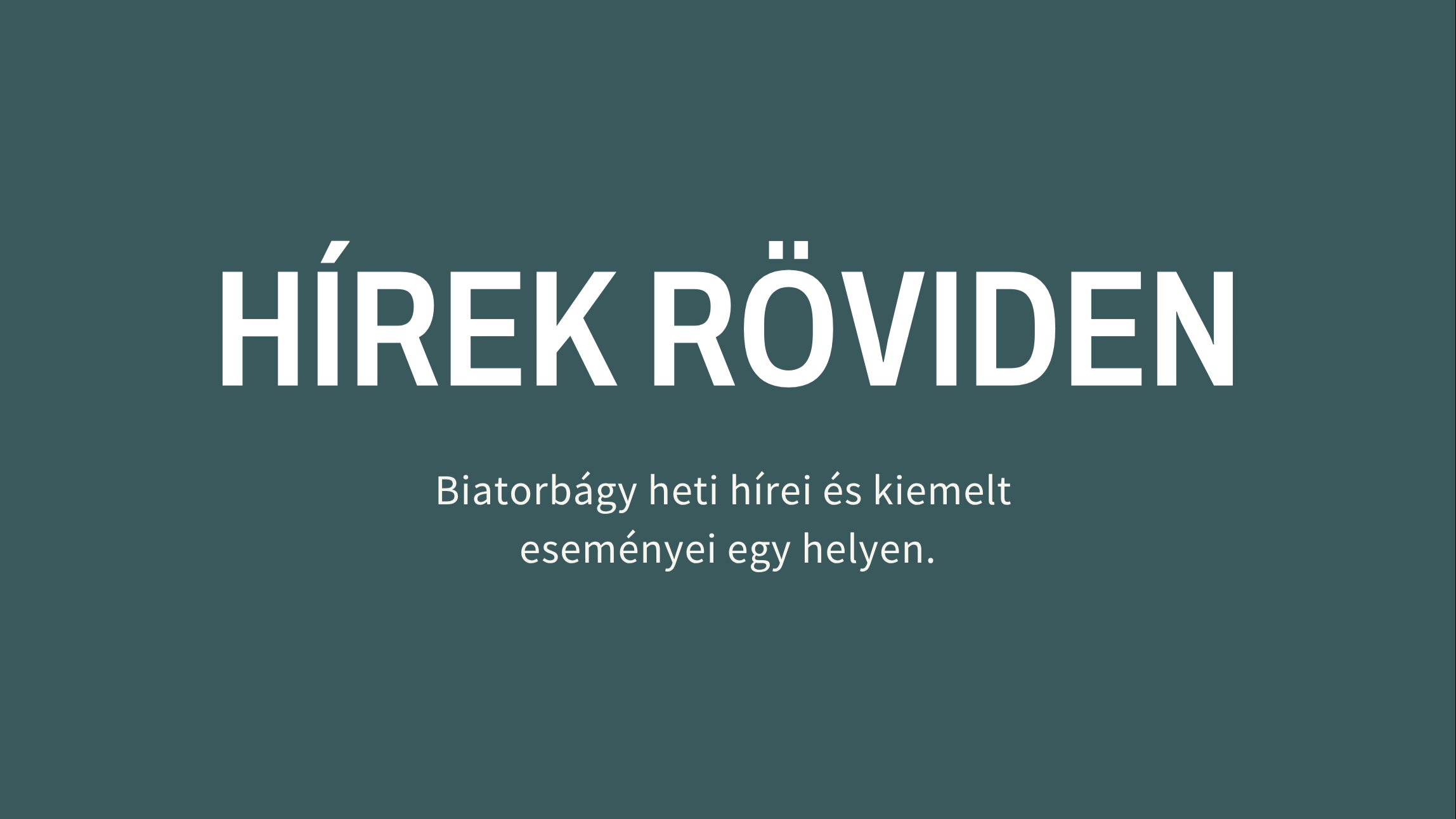 Hírek röviden - 2026.01.19-01.25