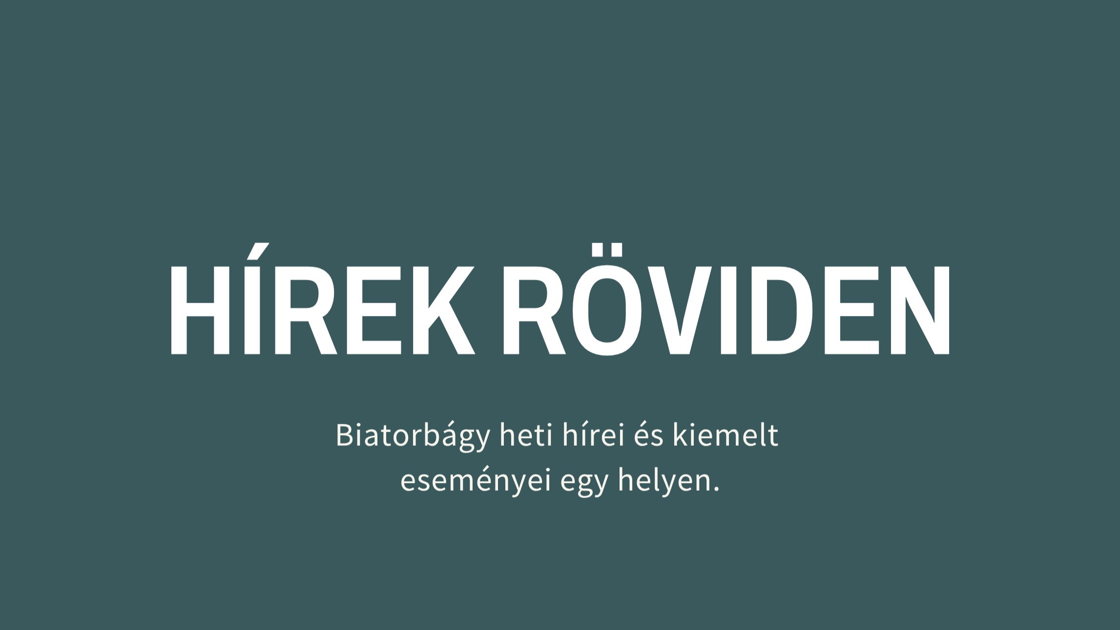 Hírek röviden - 2026.03.09-03.15.