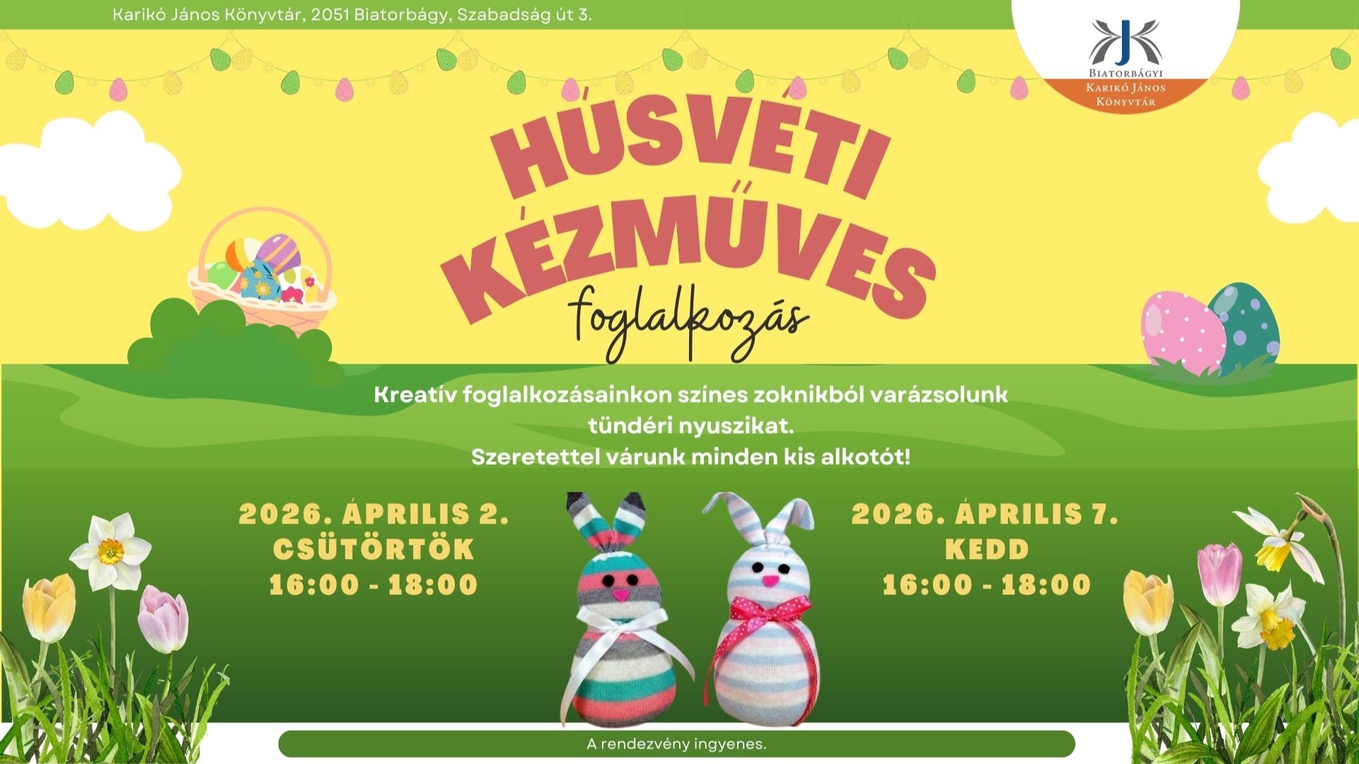 Húsvéti kézműves foglalkozás