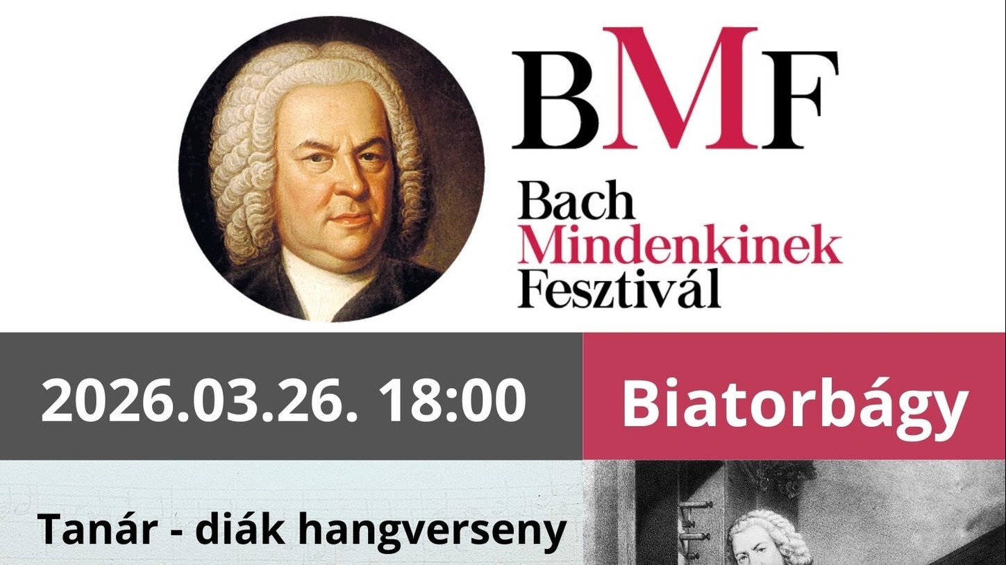 Bach mindenkinek! - Tanár-diák hangverseny