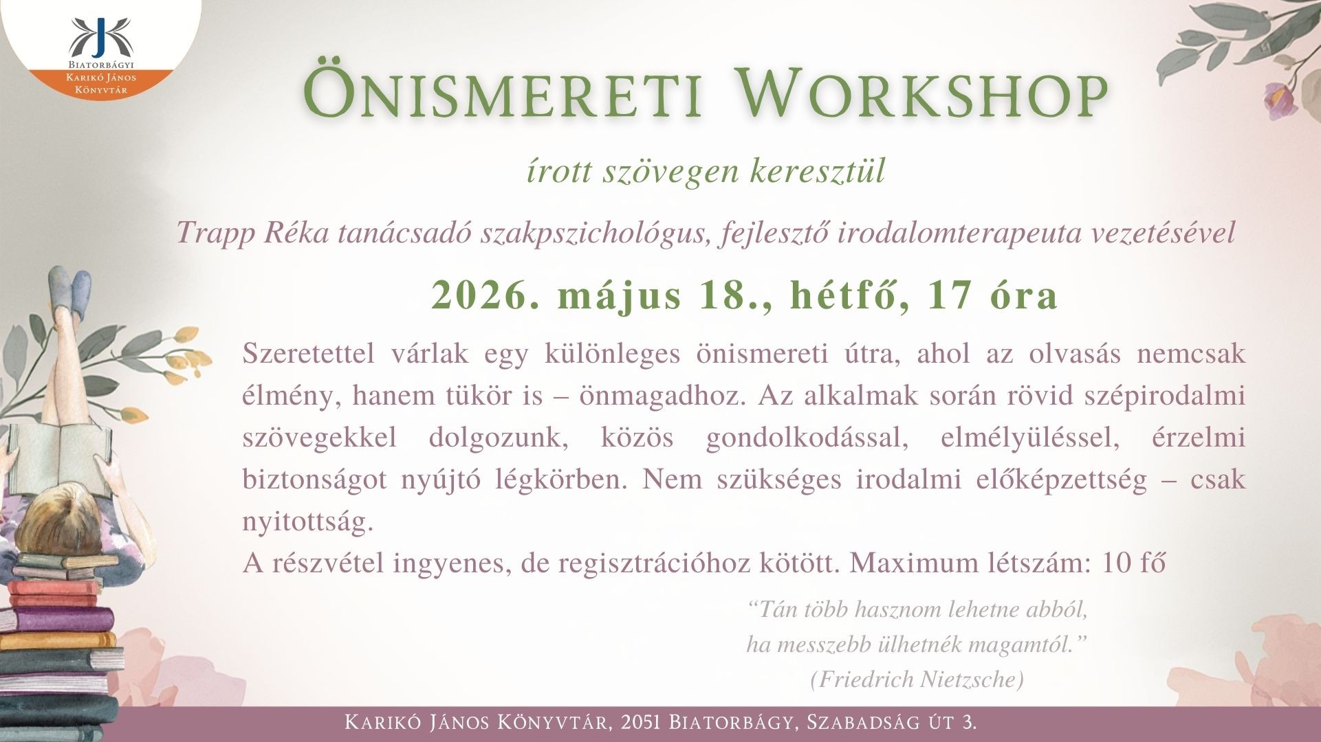 Önismereti workshop írott szövegen keresztül