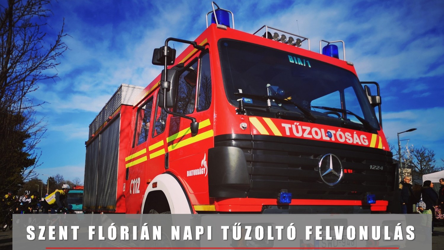 Szent Flórián napi tűzoltó felvonulás