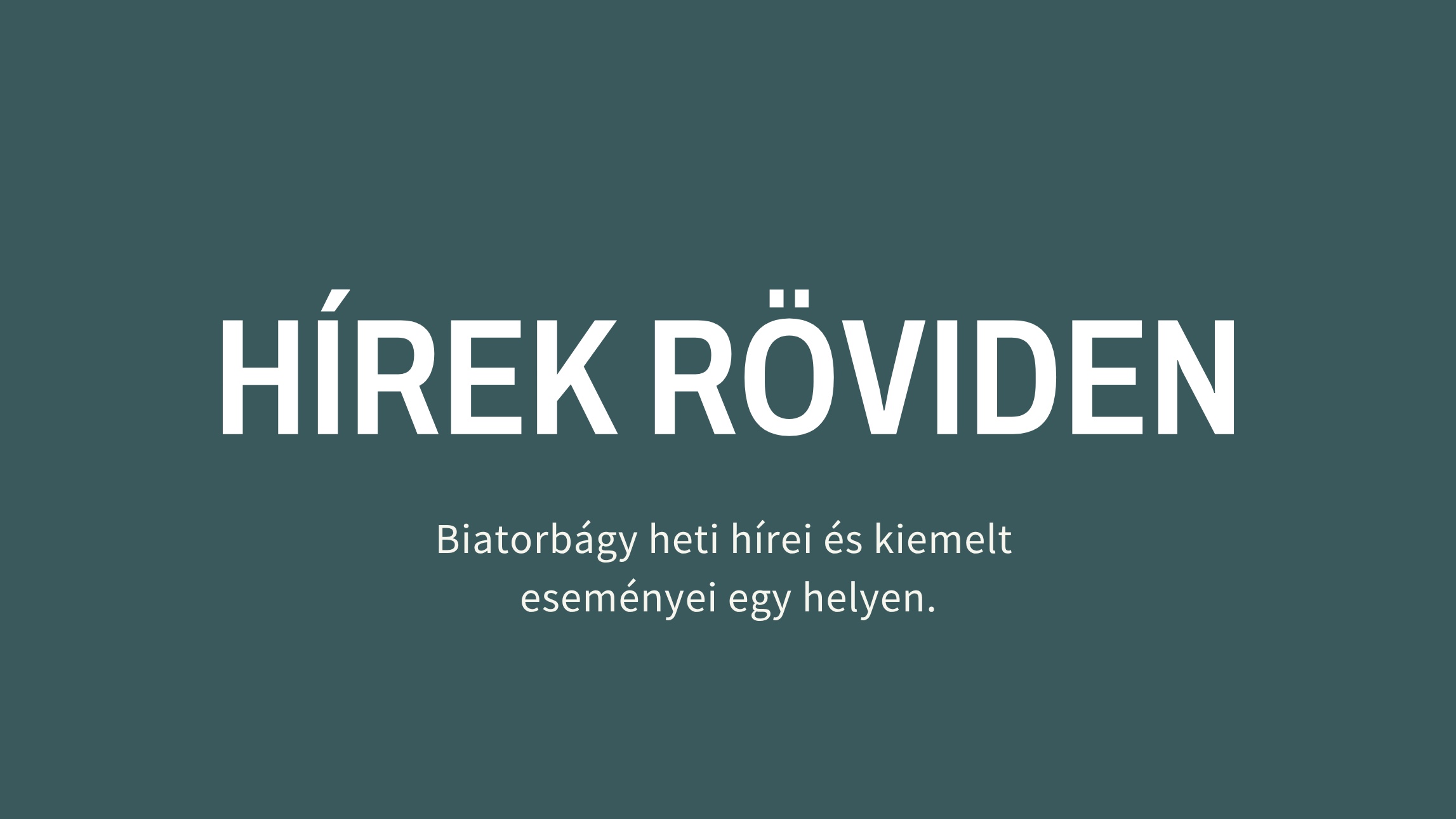 Hírek röviden - 2026.03.23-03.29.