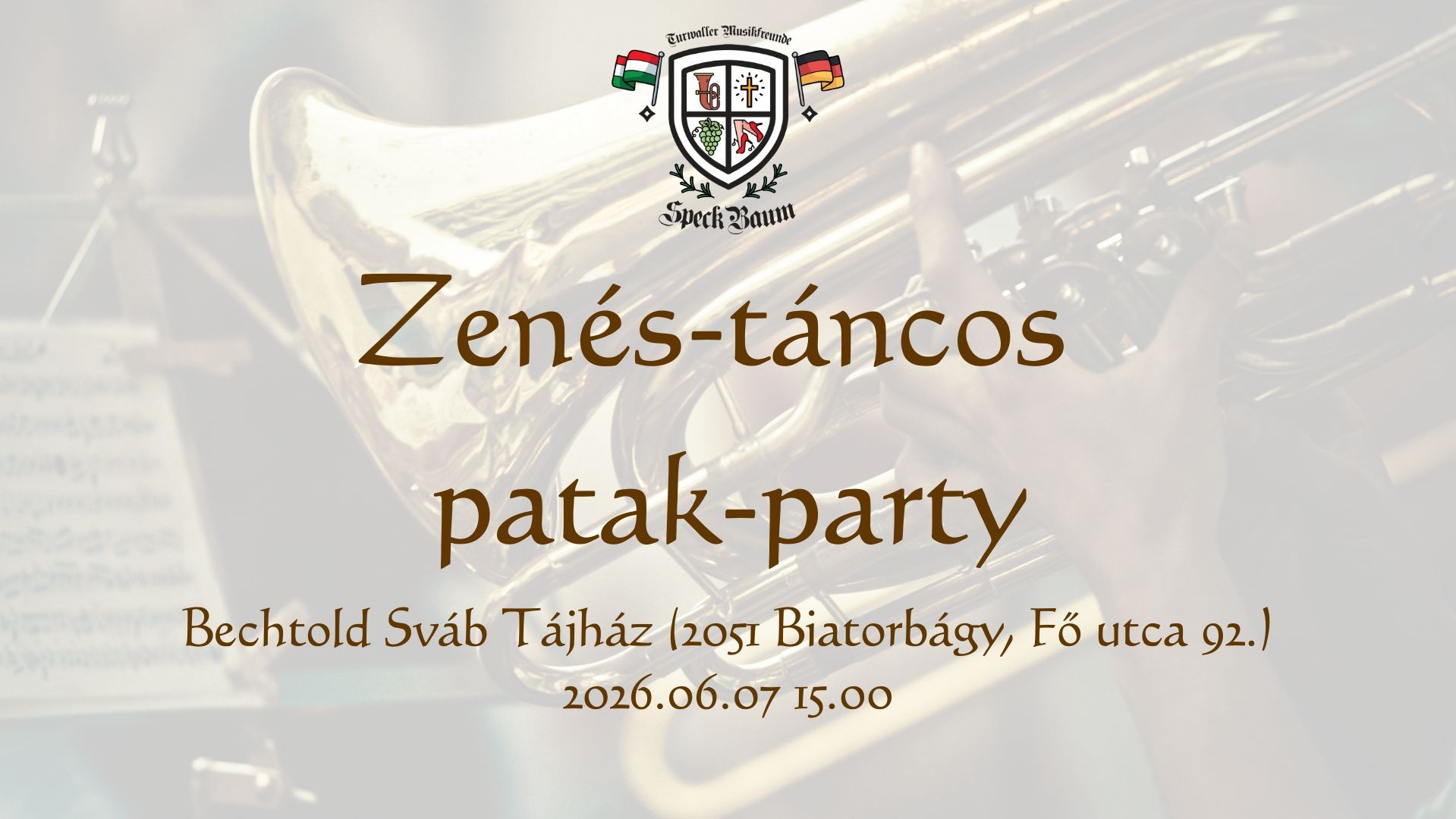 Zenés-táncos patak-party