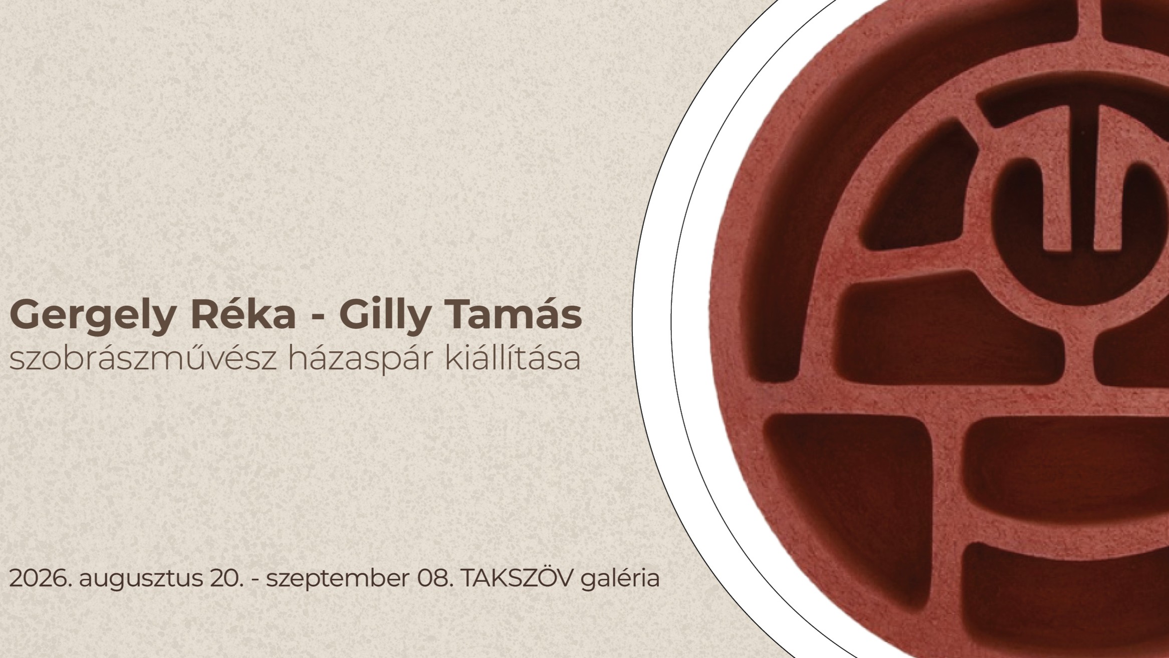 Gergely Réka és Gilly Tamás szoborkiállítása és gyermekfoglalkozás