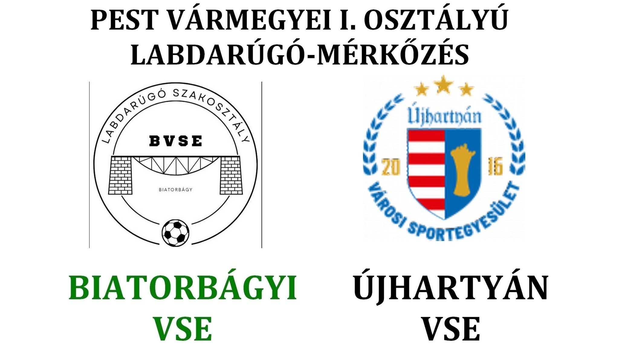 Biatorbágyi VSE - Újhartyán VSE bajnoki labdarúgó-mérkőzés