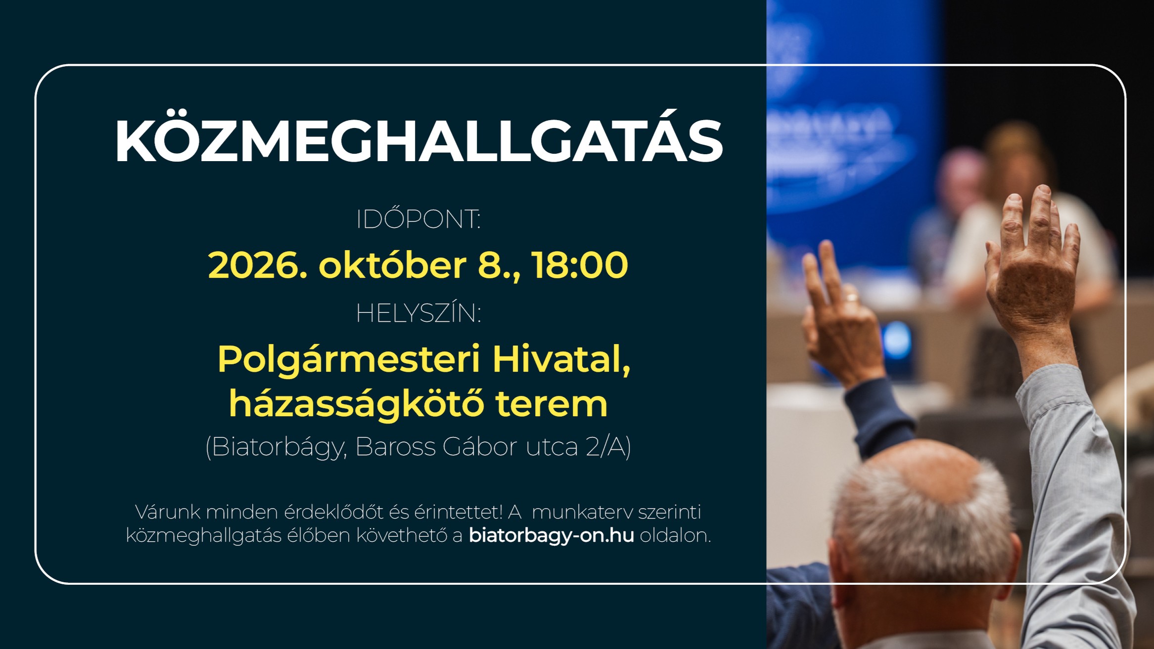 Októberi Közmeghallgatás