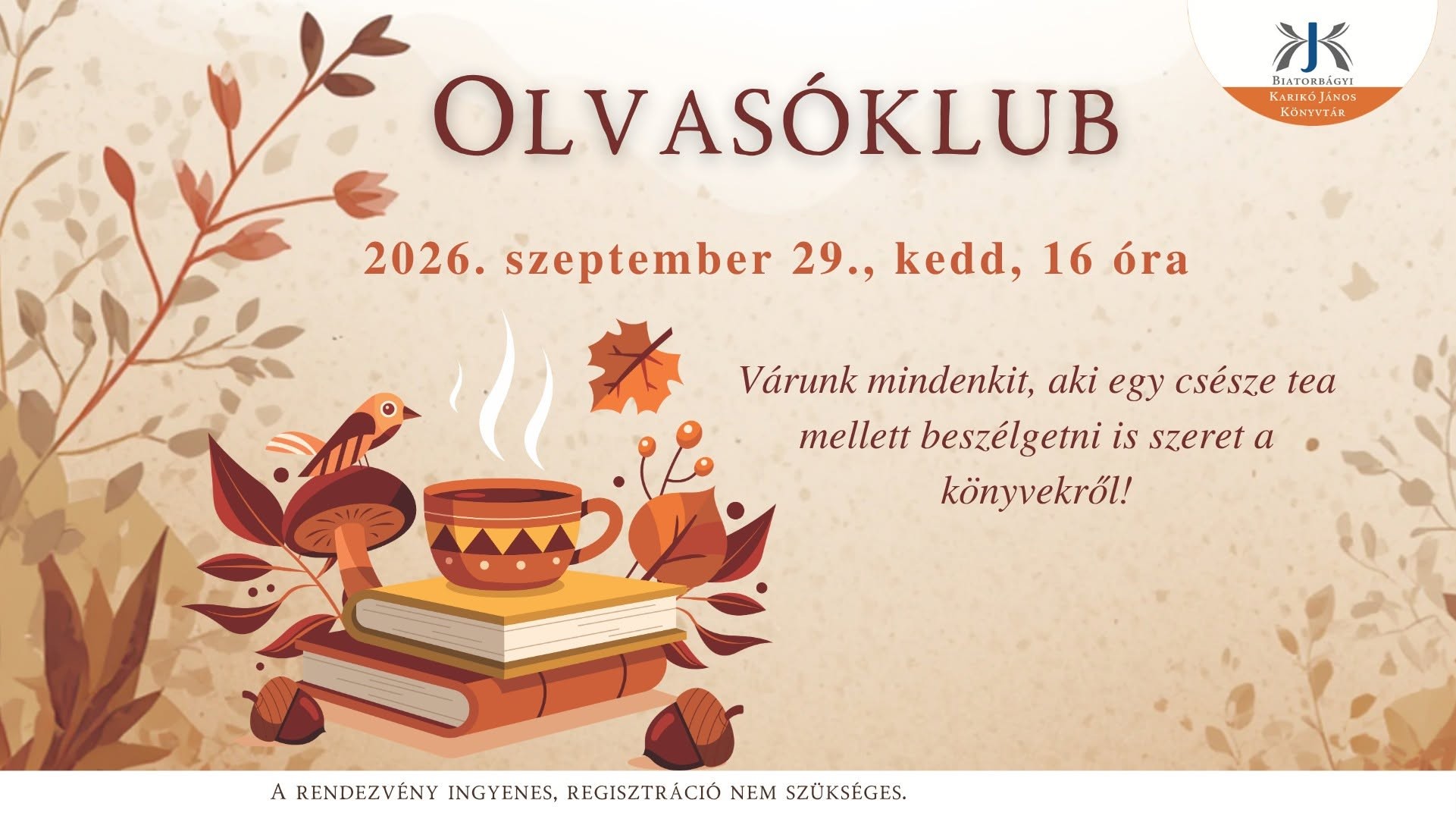 Szeptemberi Olvasóklub