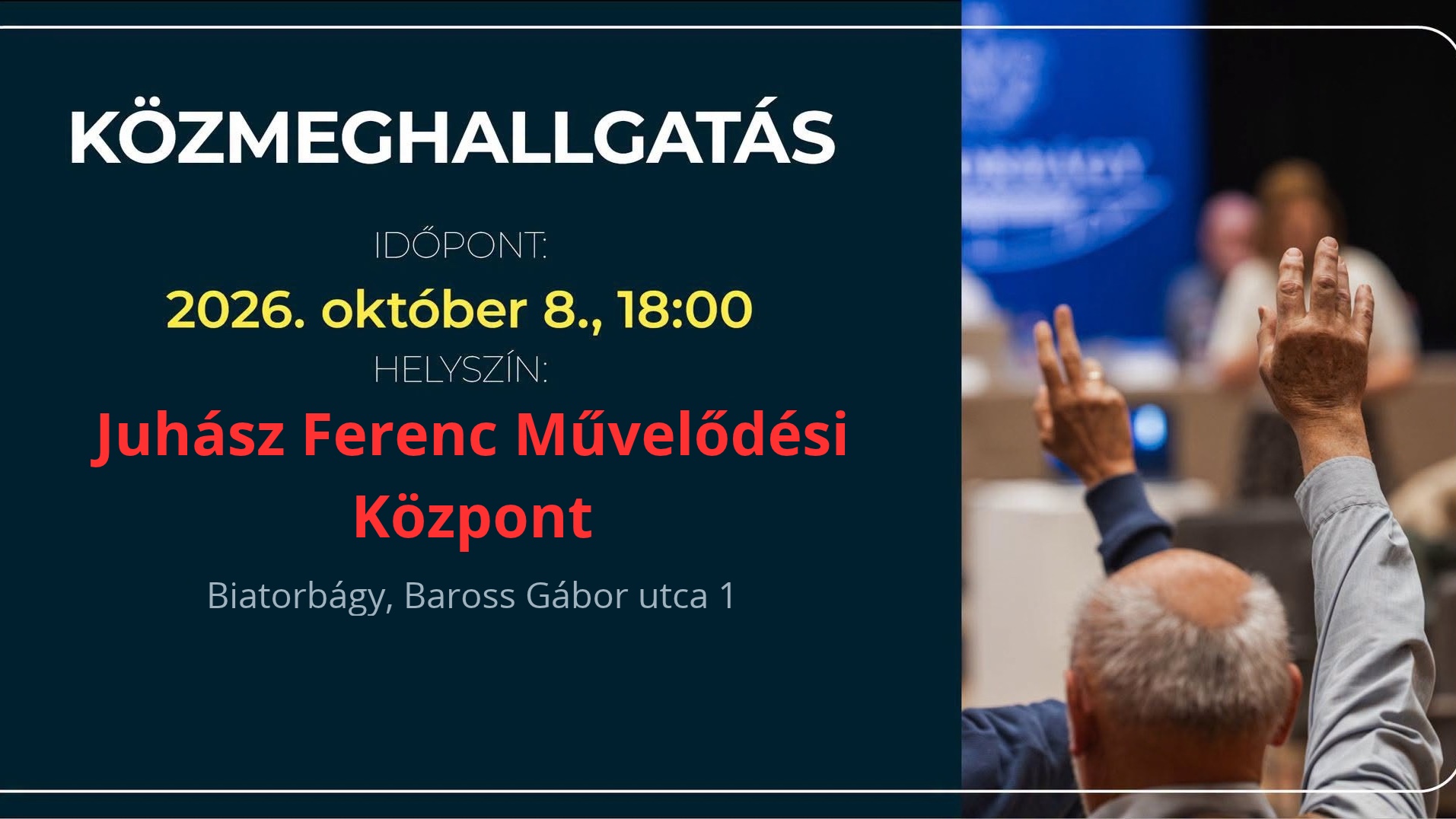 Októberi Közmeghallgatás